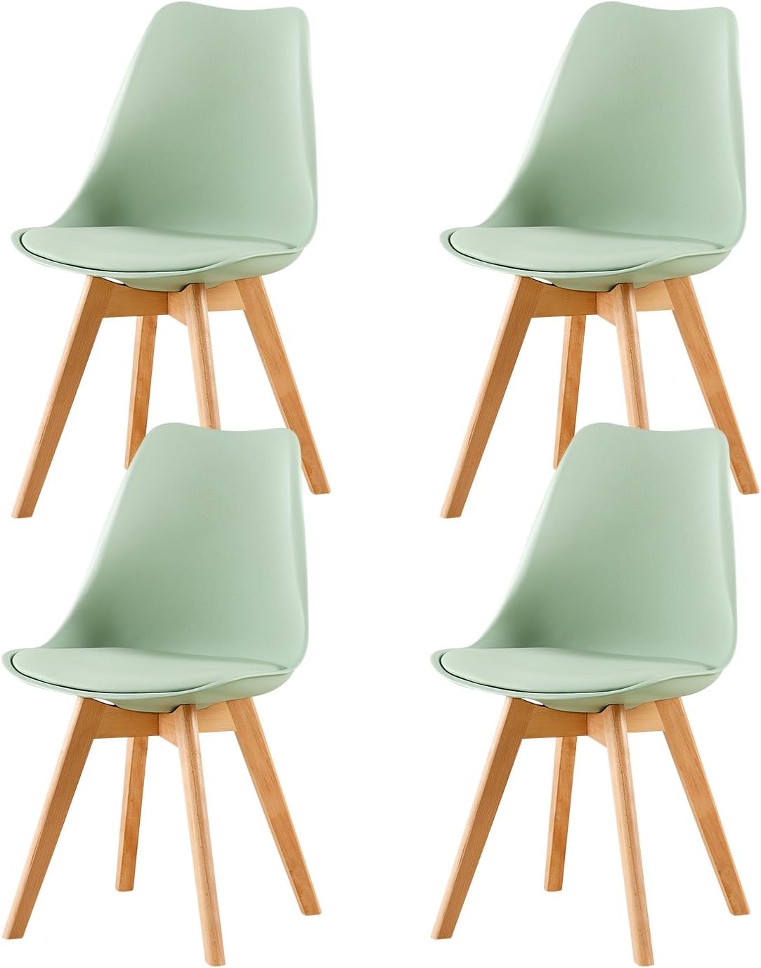 EGGREE EGGREE 4er Set Esszimmerstuhl, Eiscreme-Grün