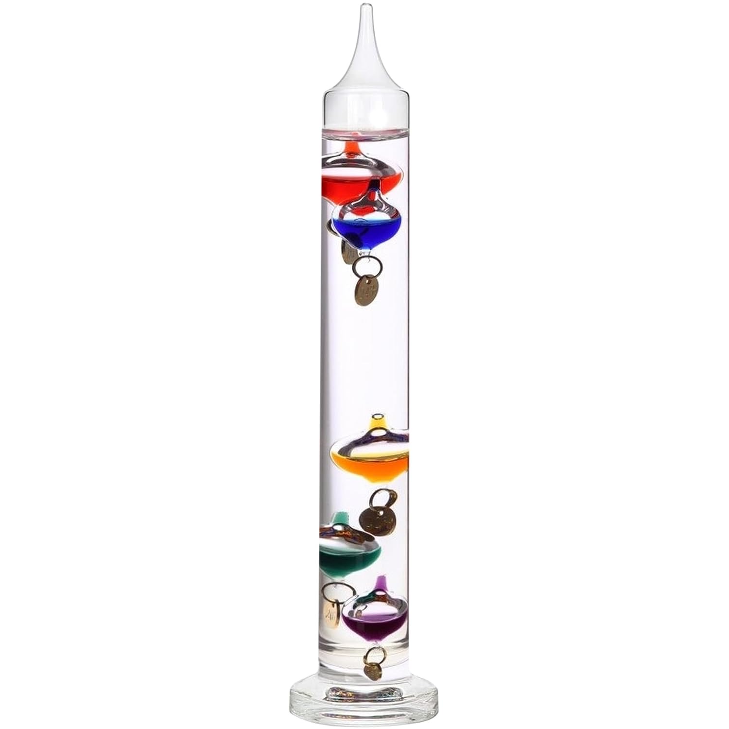 Lily's Home Galileo Thermometer, 5 Kugeln, 27,9 cm