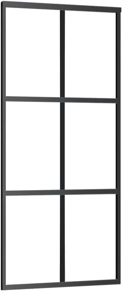 vidaXL Glasschiebetür 90 × 205 cm