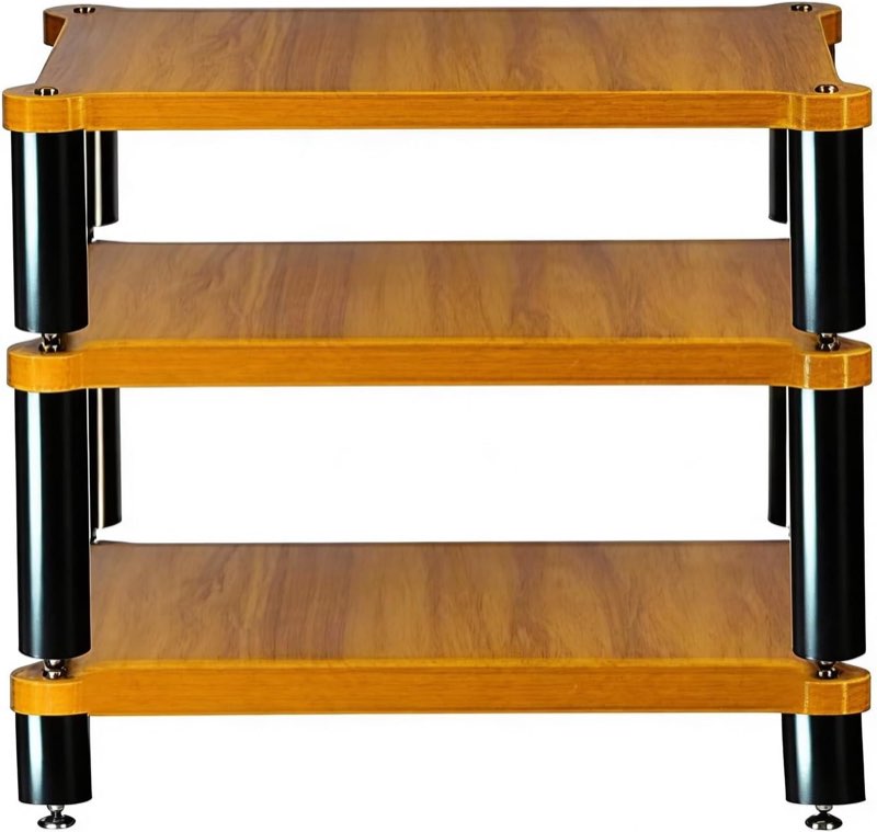 Easnuroz HiFi-Rack, Wood Color, 60 × 70,5 × 48 cm