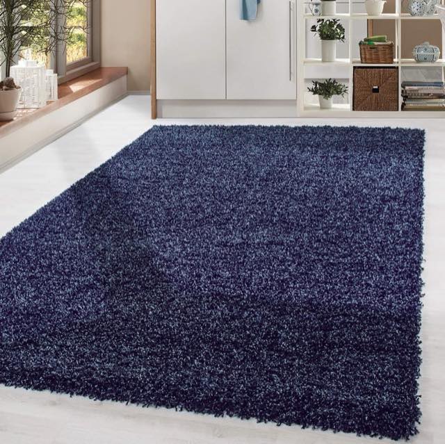 HomebyHome HomebyHome Shaggy 60 x 110 cm Marineblau