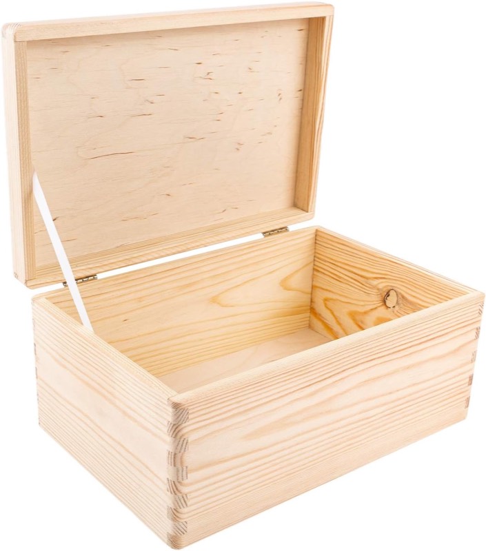 Creative Deco Holzkiste mit Deckel – Testsieger