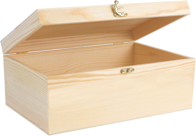 Elektheim Elektheim Holzkiste mit Scharnierdeckel 25 x 15 x 8 cm
