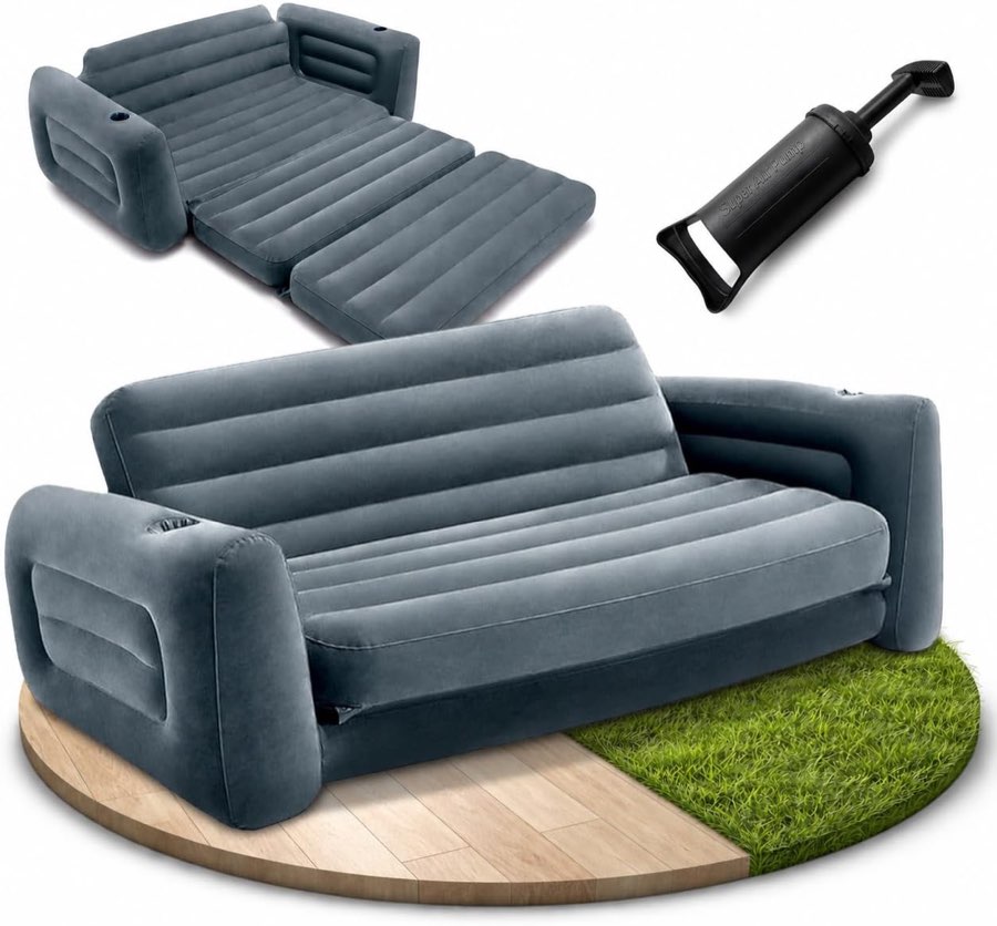 JoyMotion 2-in-1 Sofa grau