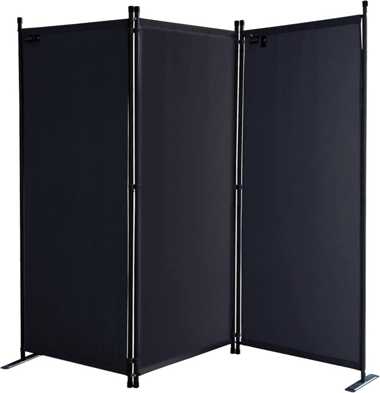 QUICK STAR Paravent 3-teilig, 170 × 165 cm