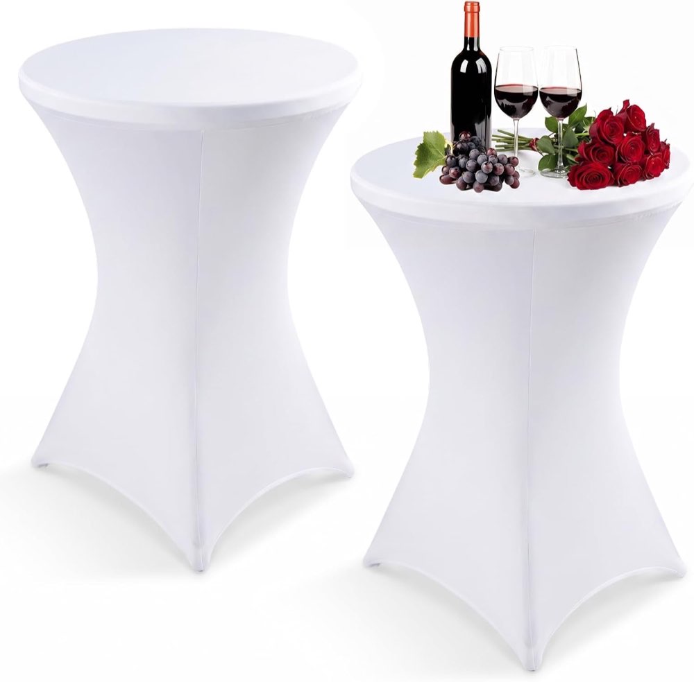 Veralendia Veralendia 2er-Set Stretch-Husse Weiß 80 × 110 cm