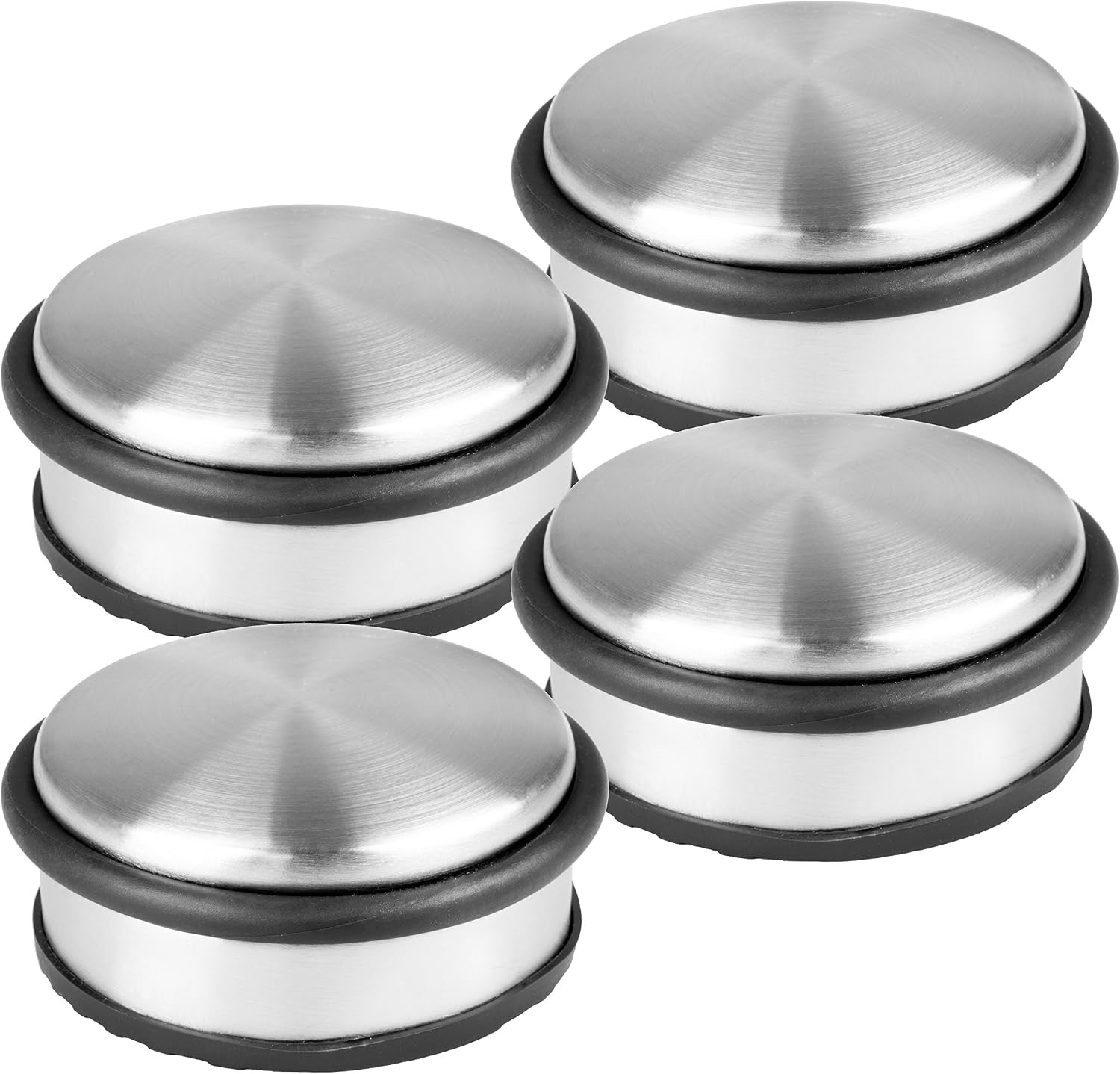 HRB HRB Türstopper 4er Set, Edelstahl, 1,2 kg