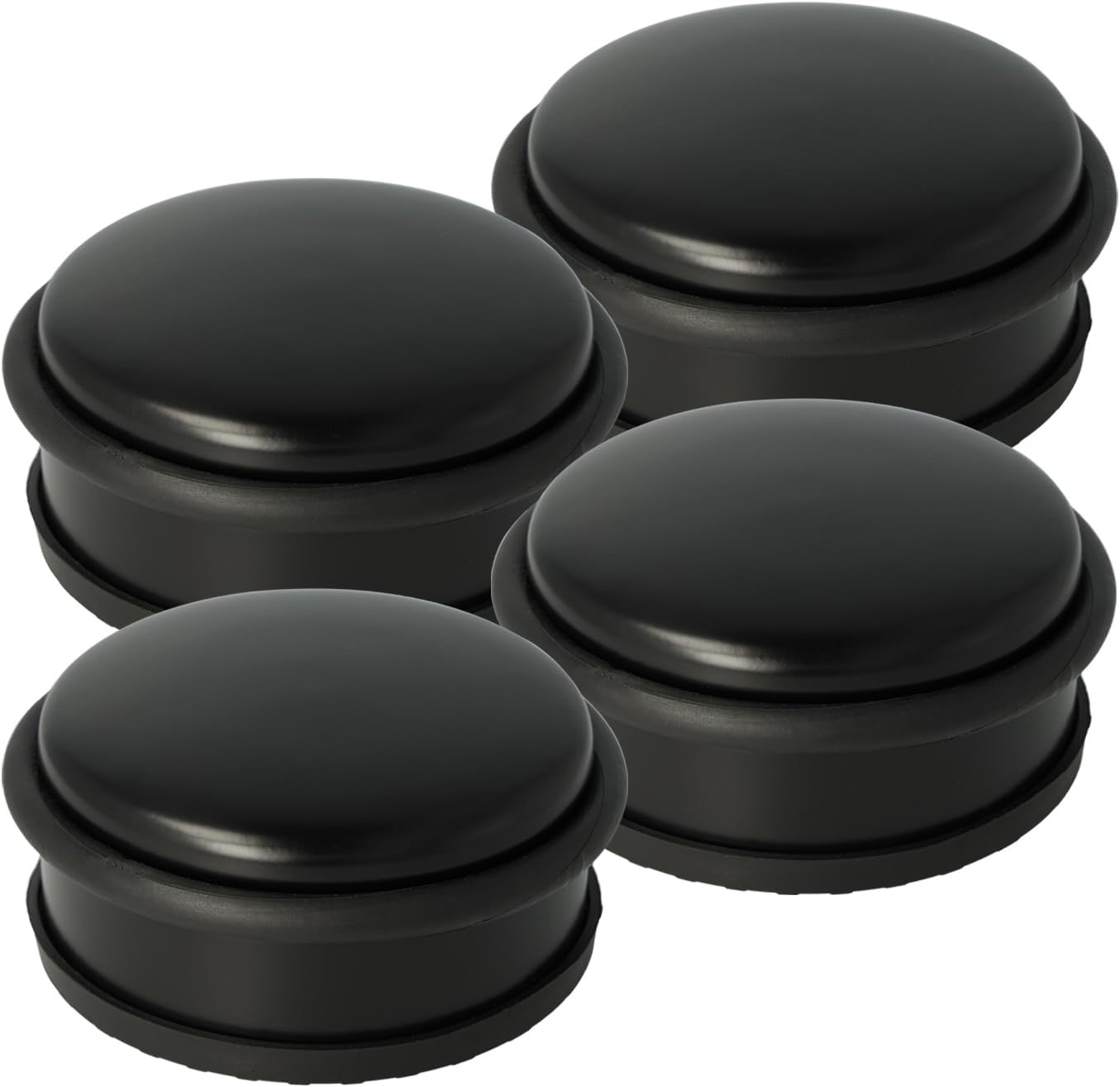 Westcott Westcott Türstopper Edelstahl Schwarz, 4 Stück