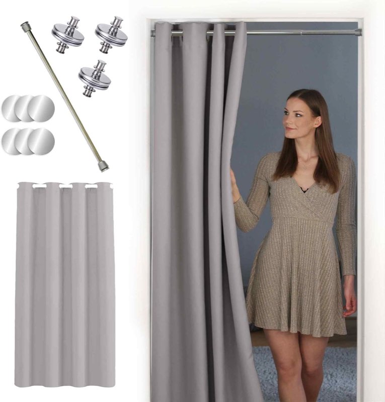 tinycurtains tinycurtains Thermo Hellgrau mit Magneten