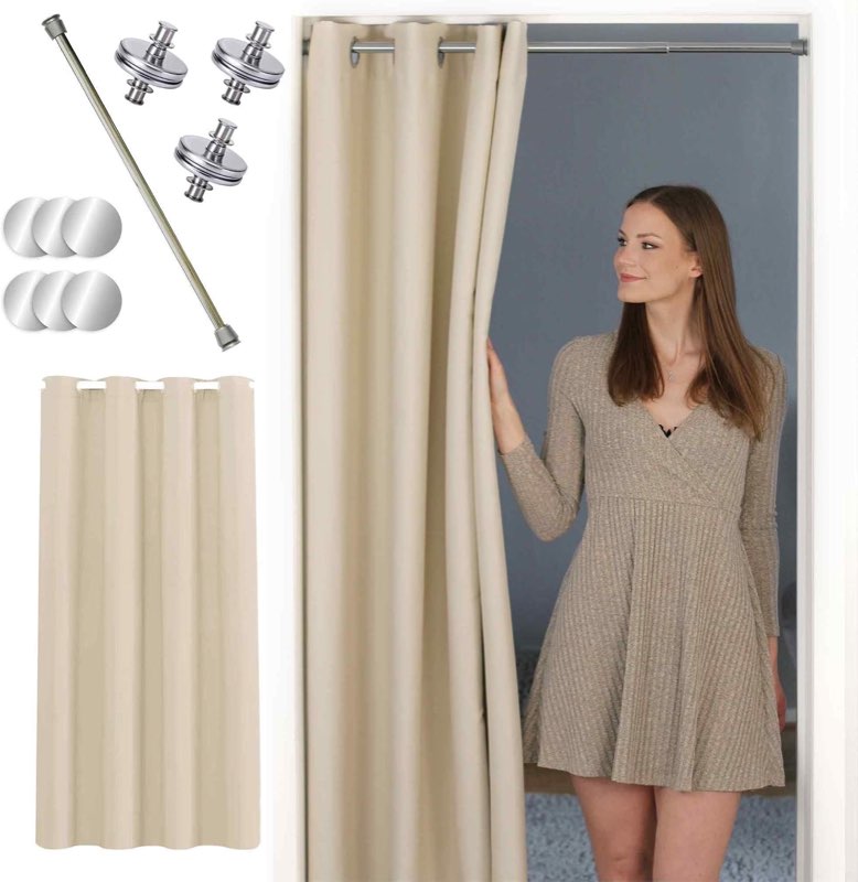 tinycurtains Thermo Beige mit Magneten
