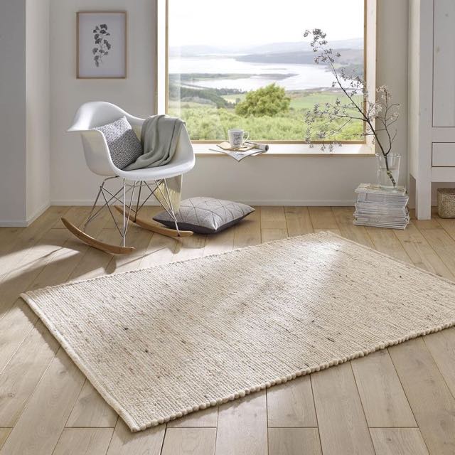 Taracarpet Taracarpet Malmoe Wolle Beige 70 × 130 cm