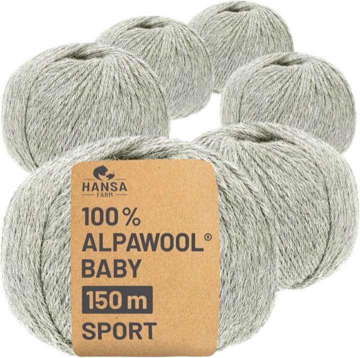 HANSA-FARM HANSA-FARM Baby Alpakawolle Silbergrau, Sport