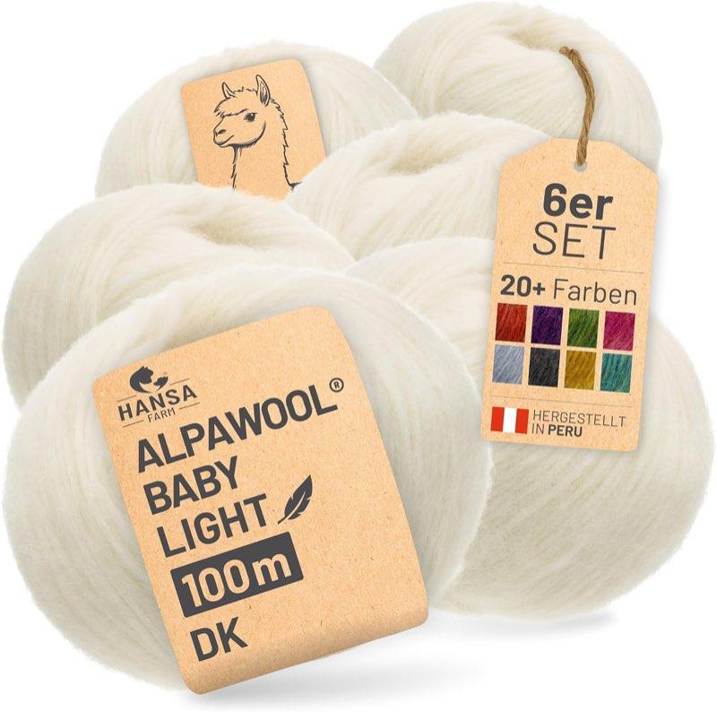 HANSA-FARM HANSA-FARM Alpawool Baby Alpaka Light Natur