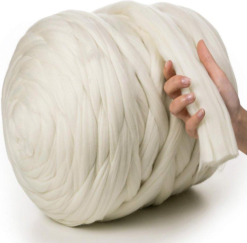 MeriWoolArt XXL-Merino 500 g Weiß