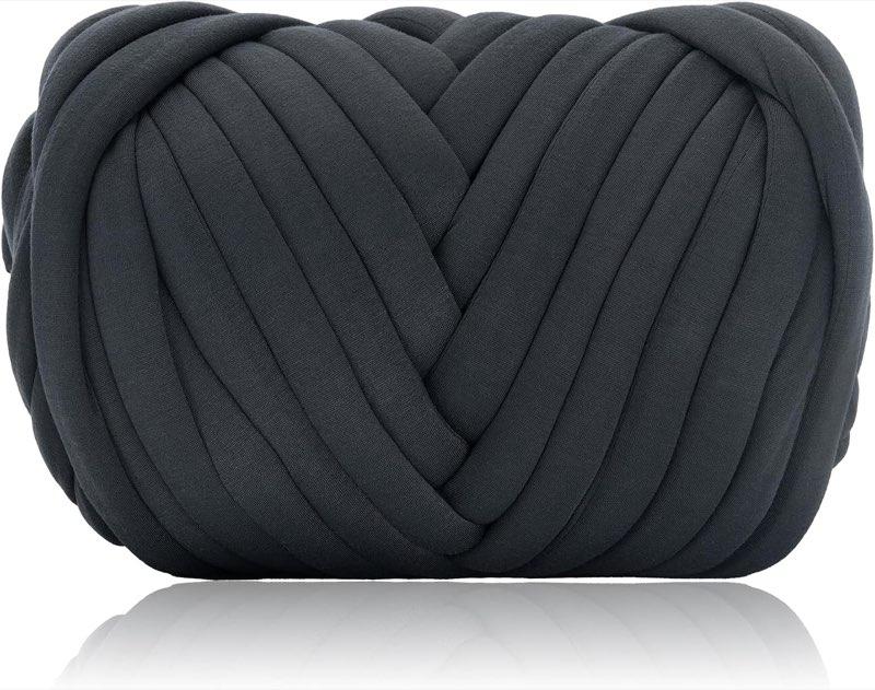 YeyeCyrilze Armstrickwolle 1000 g Dunkelgrau