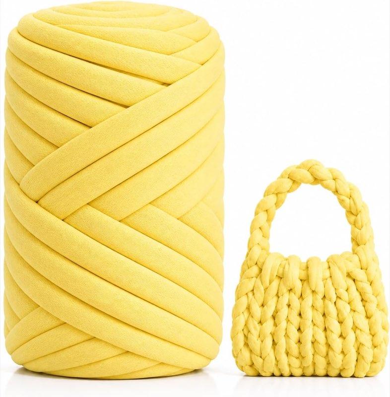 Fegat Fegat Schlauchgarn 500 g Gelb