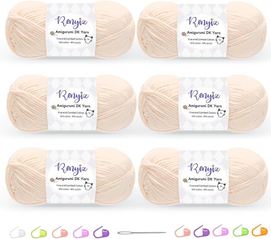 Renyiz Häkelgarn 60/40, 6 x 50 g