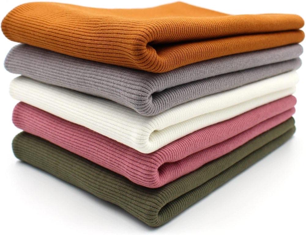 VmG-Store Bündchenstoff RIB Bunt 5er-Set