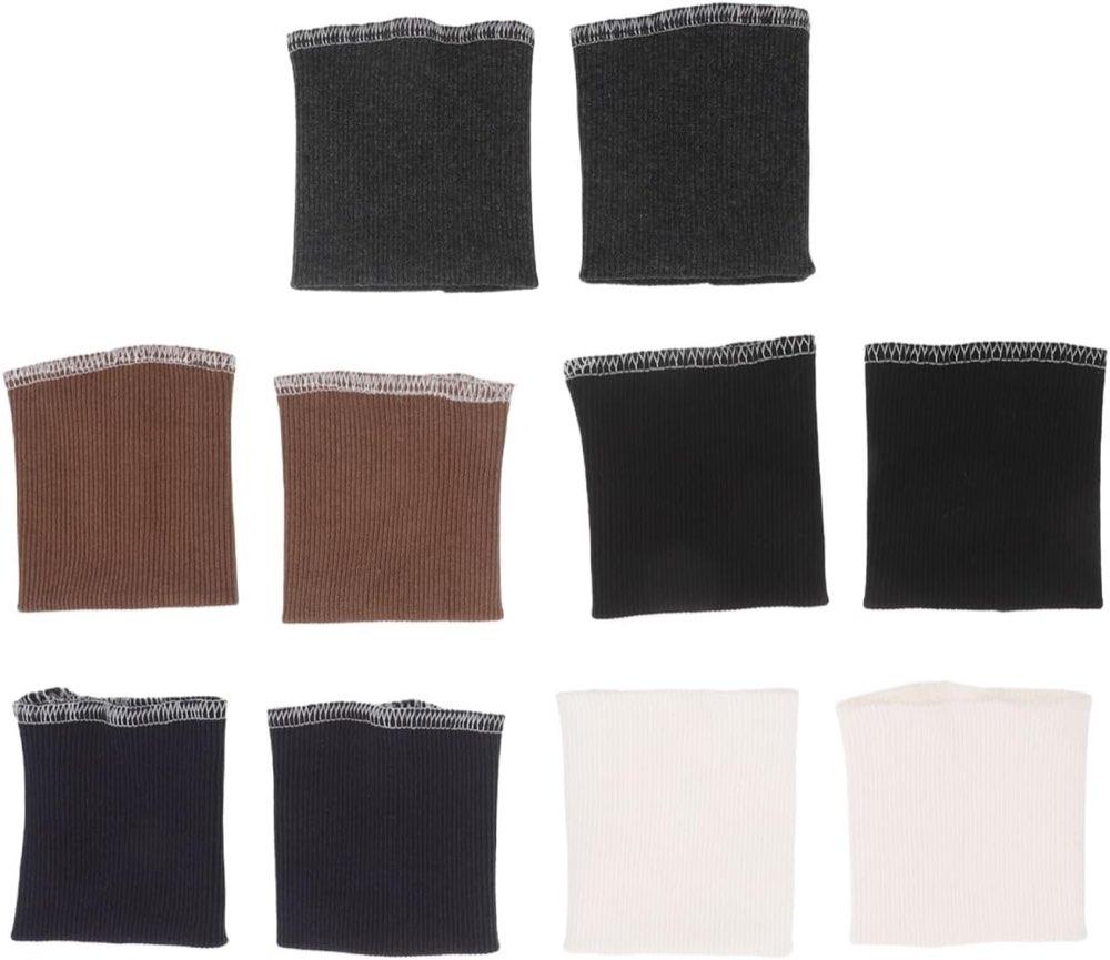 PACKOVE gerippte Bündchen 5 Paare