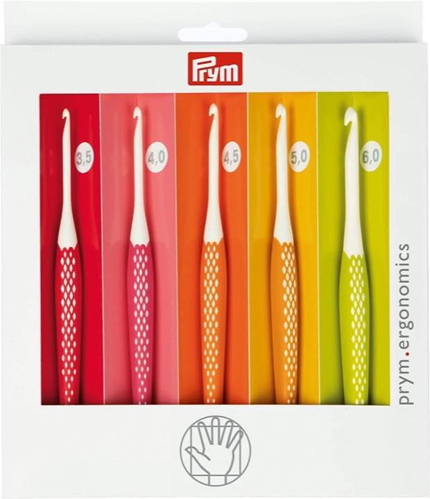 Prym Prym Ergonomics Wollhäkelnadelset 3,5–6 mm