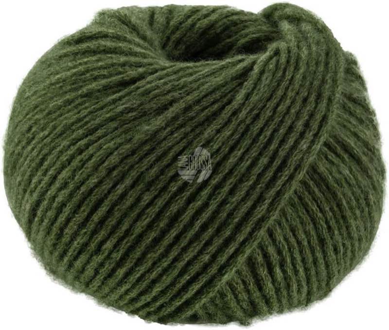 Lana Grossa Cashmere Kiss, Moosgrün 128