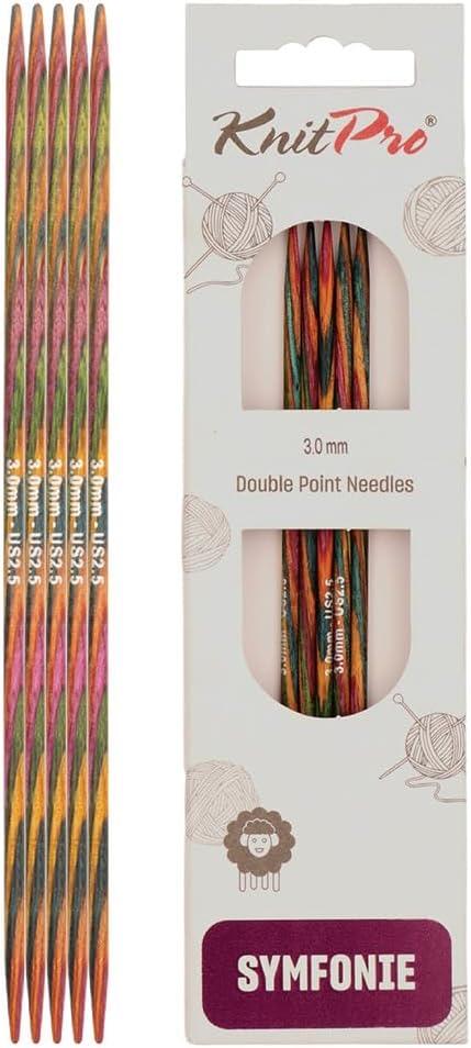 KnitPro Symfonie Nadelspiel 3 mm, 20 cm