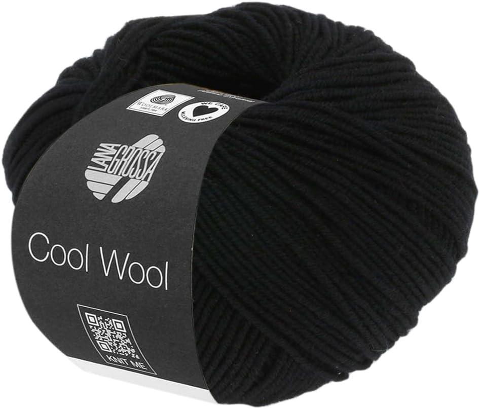 Lana Grossa LANA GROSSA Cool Wool Uni FB 433 Schwarz