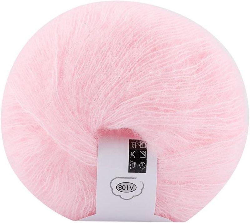 Tomotato Mohair-Garn Rosa