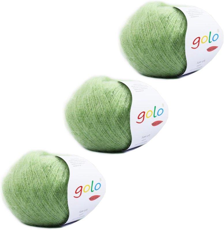 golo Mohair-Garn, 3 Kugeln