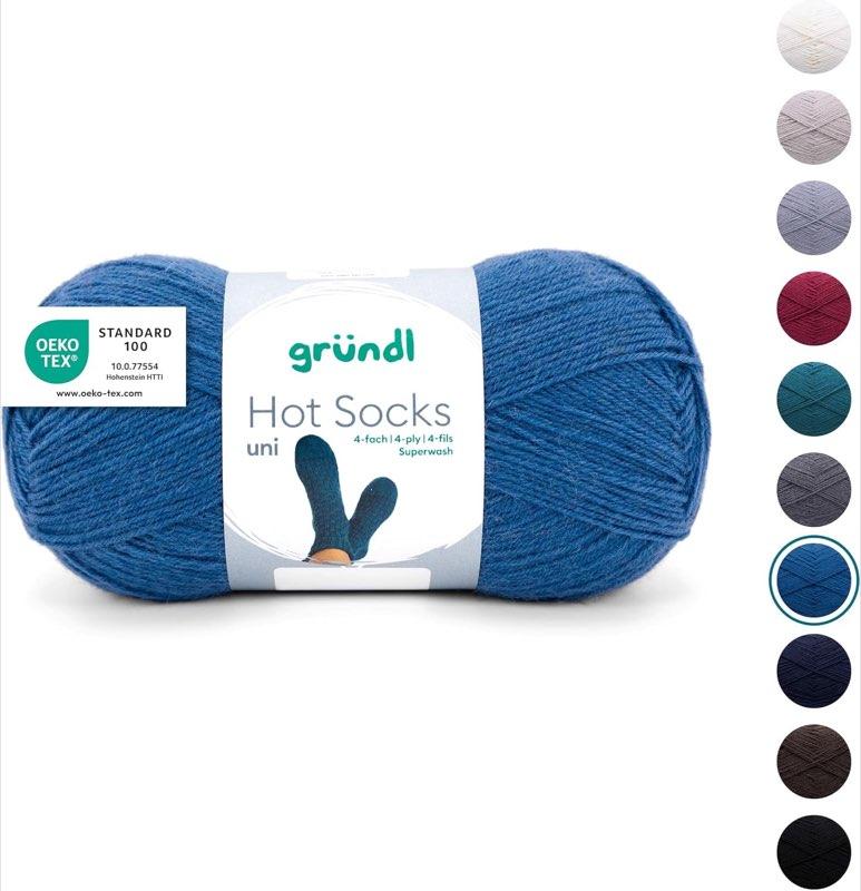Gründl Hot Socks uni 100, Blau