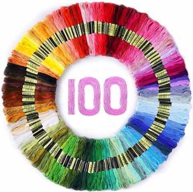 Maxee Maxee Stickgarn, 100 Farben à 8 m