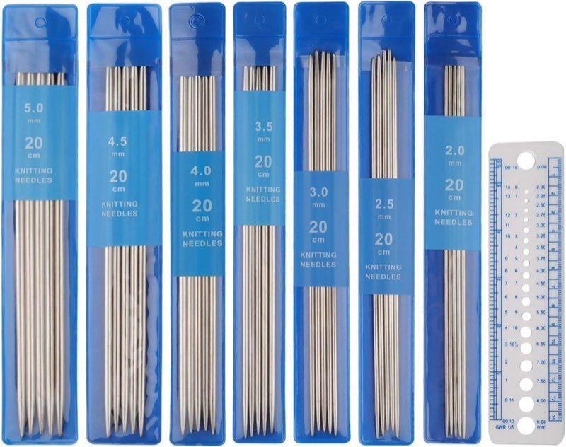 Coopay Nadelspiel-Set, 35 Stück, 2–5 mm