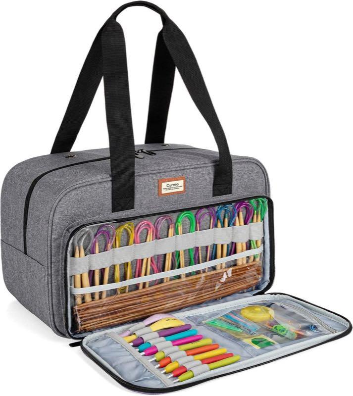 CURMIO CURMIO Stricktasche Grau