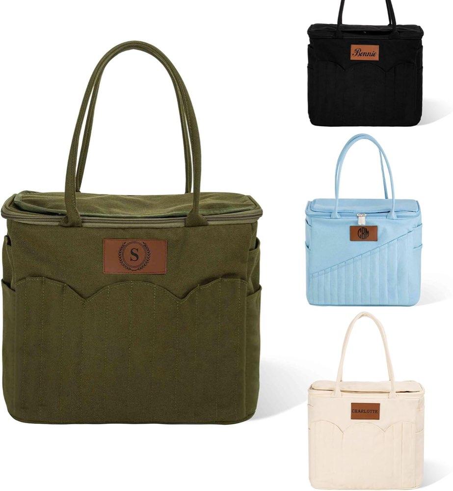 Segeltuchtasche mit Namenspatch