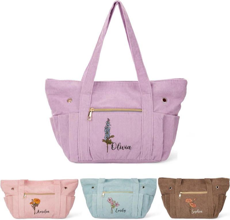 NICEDREAM Cord-Tasche mit Namen