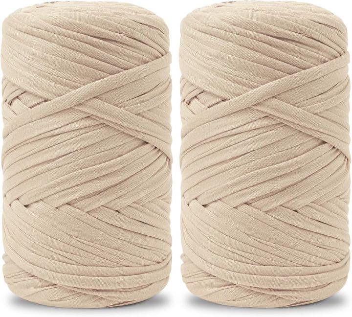 Vincona T-Shirt-Garn Aprikosenbeige