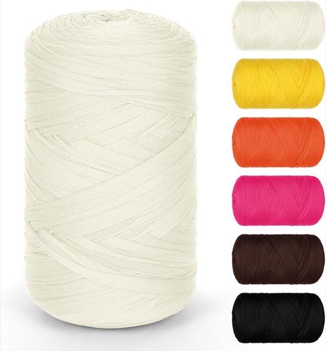 AOOSA T-Shirt-Garn Milchweiß