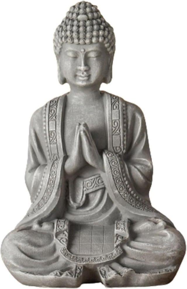 Zen Light Zen'Light Buddha Meditation, Grau, 12 cm - Produktbild