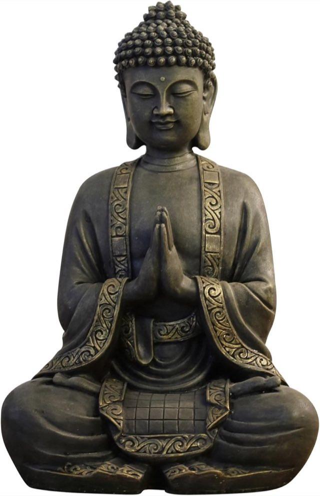 Zen Light Zen'Light Buddha-Statue, Bronze-Optik, 40 cm - Produktbild