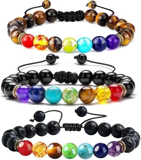 Aieraczy Aieraczy 3 Stück Chakra Armband - Produktbild