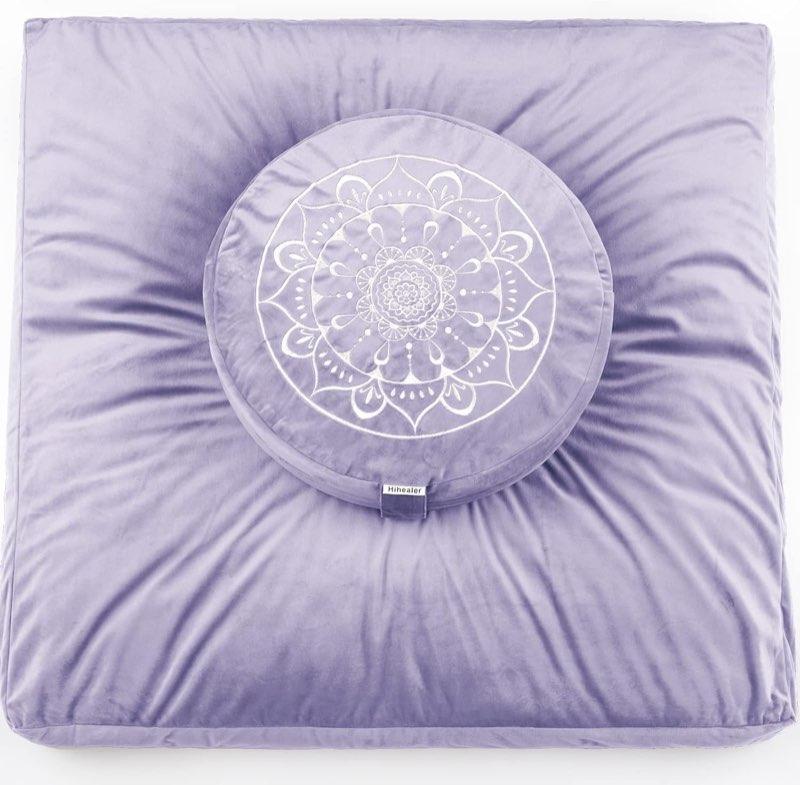 Hihealer Meditationskissen mit Zabuton