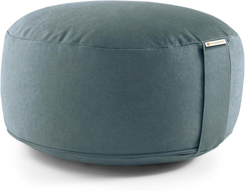 Lotuscrafts Meditationskissen Rund Lotus, Balsam Green