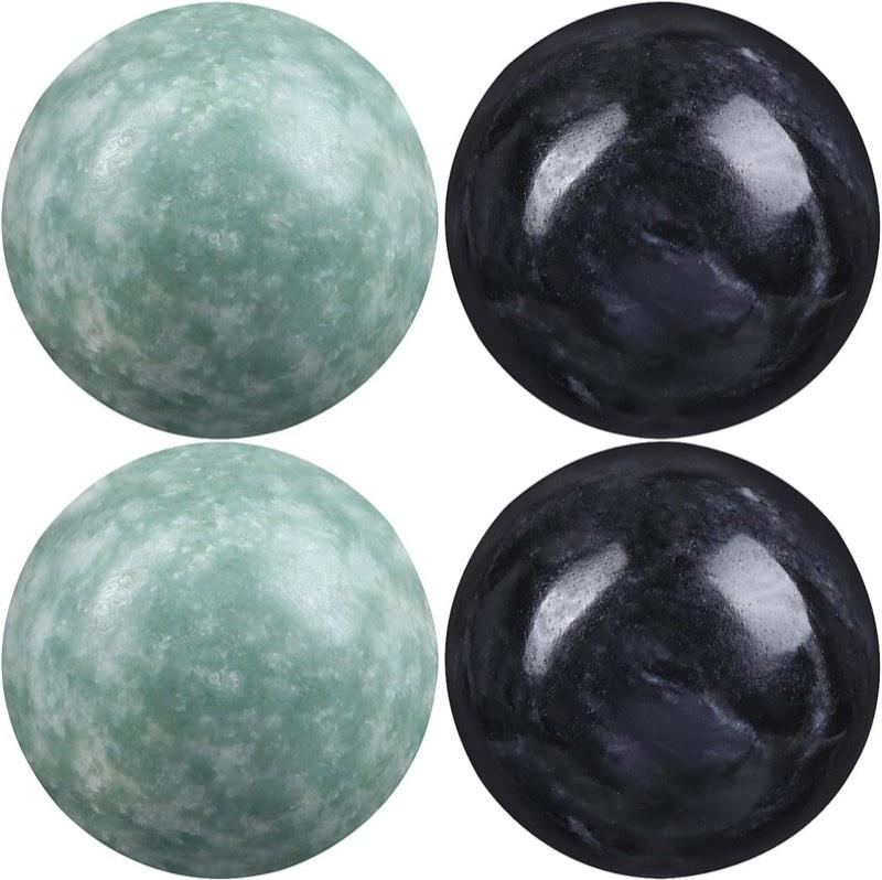 Healifty Healifty Marmor-Baoding-Kugeln, 4er-Set - Produktbild