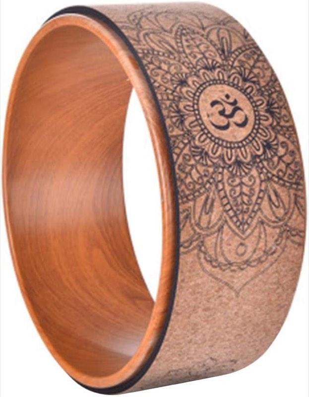 YIJOY Yoga Wheel, Kork, 13 × 5 Zoll