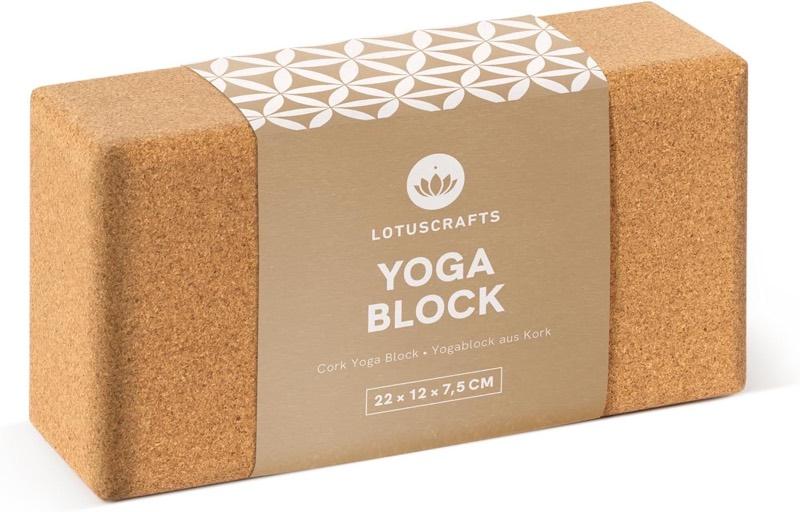 Lotuscrafts Kork Yogablock einzeln