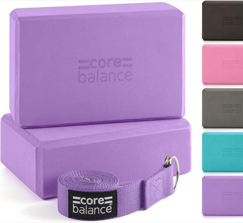 Core Balance Core Balance Yoga-Blöcke mit Gurt