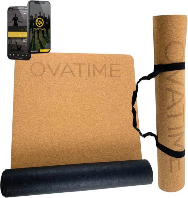 OVATIME Kork Gymnastikmatte