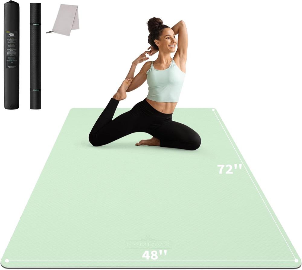 CAMBIVO XXL Yogamatte 183 × 122 cm