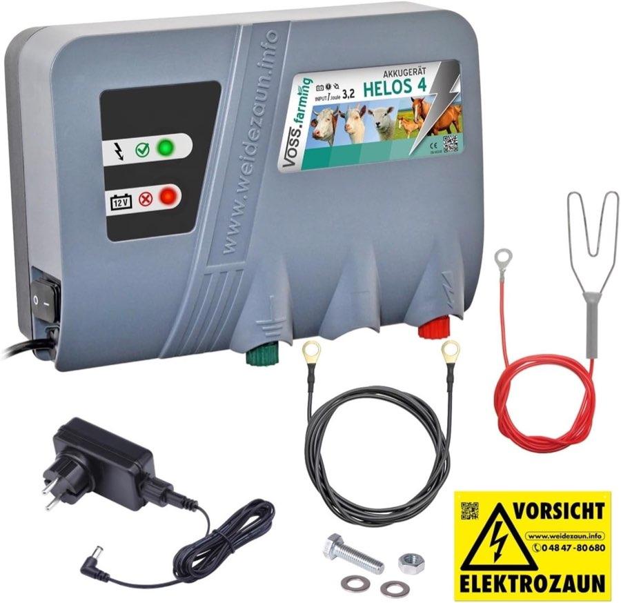 Solar-Weidezaungeräte – Testsieger VOSS.farming HELOS 4 Duo 12 V/230 V