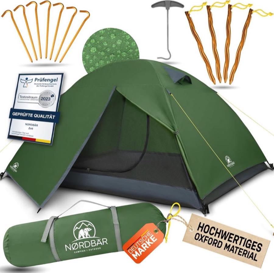 NORDBÄR Campingzelt 3–4 Personen